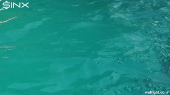 Three wild girls in pool cat fight Screencap 27 on www.sinx.com