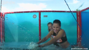 Playful Twins Get Drenched While Washing Car Screencap 17 on www.sinx.com