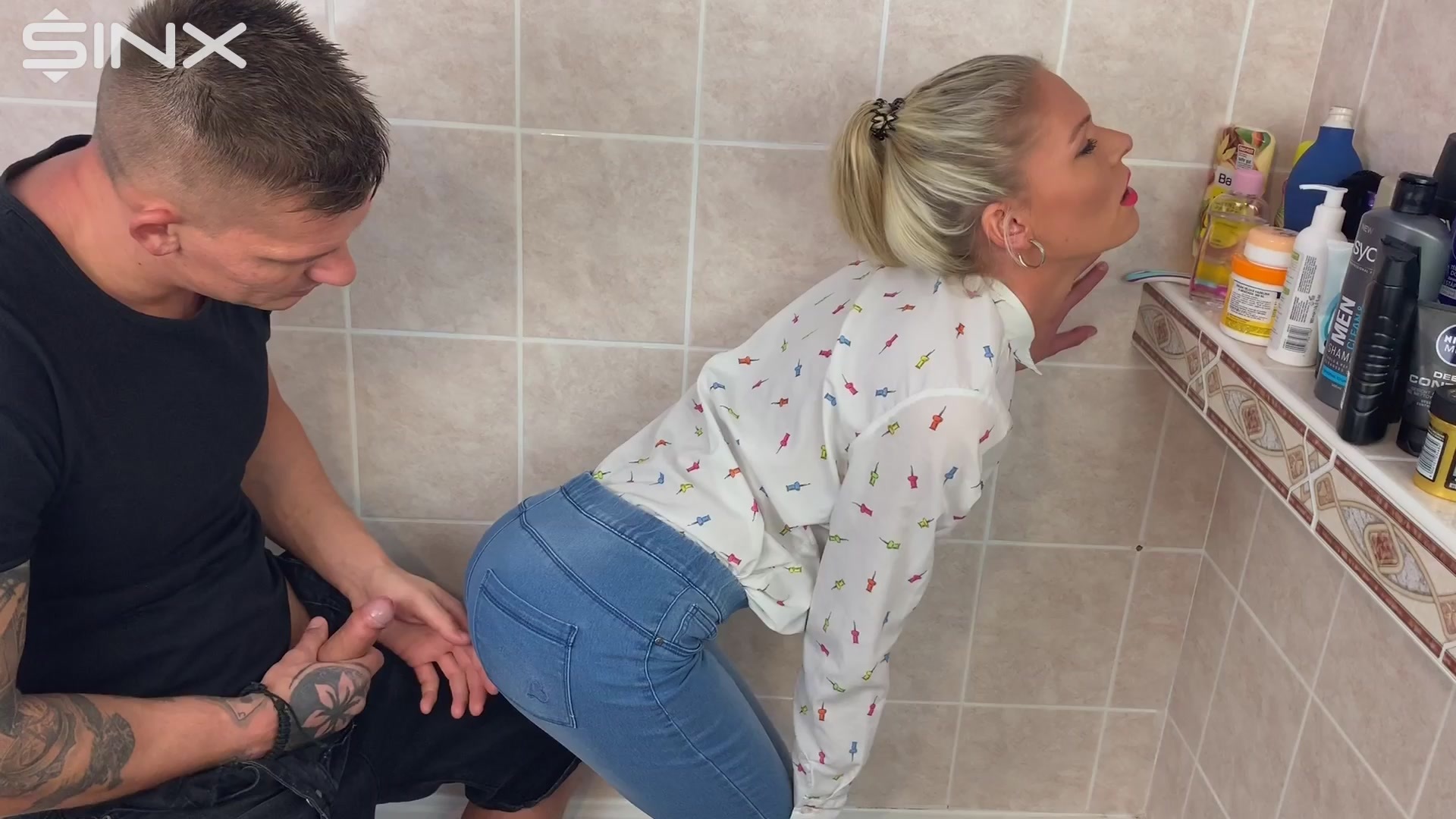 Ass Fucking Couple Drench Each Other In Golden Showers on www.sinx.com