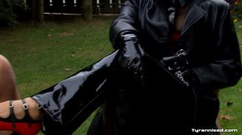 Femdom Tyrannizes Two Man Slaves Screencap 31 on www.sinx.com