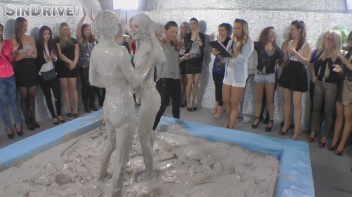 Muddy Wrestling: Pornstar Power - Nathaly Cherie vs. Vanessa Screencap 102 on www.sinx.com