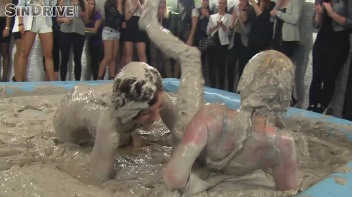 Muddy Wrestling: Pornstar Power - Nathaly Cherie vs. Vanessa Screencap 78 on www.sinx.com