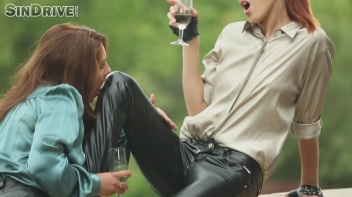 Gagged & Anal Gaping Leather Fiends Rip Shiny Clothes Like True Hos! Screencap 8 on www.sinx.com