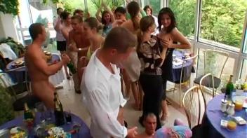 Wedding Celebration Part 5 - Cam 2 Screencap 68 on www.sinx.com