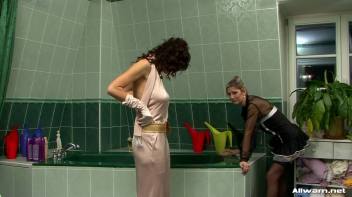 Cleaning Lady Makes a Mess Screencap 1 on www.sinx.com