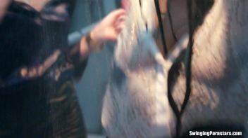 After Work Orgy Rampage Part 3 - Shower Cam Screencap 86 on www.sinx.com