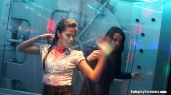 After Work Orgy Rampage Part 3 - Shower Cam Screencap 57 on www.sinx.com