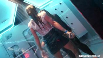 After Work Orgy Rampage Part 3 - Shower Cam Screencap 60 on www.sinx.com