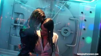 After Work Orgy Rampage Part 3 - Shower Cam Screencap 77 on www.sinx.com