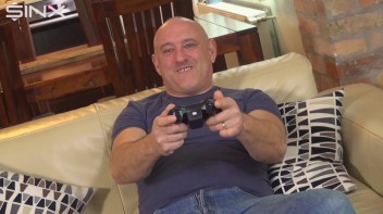 Brunette Babe Gets Glasses Covered In Cum Screencap 2 on www.sinx.com