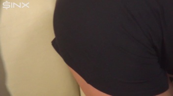 Brunette Babe Gets Glasses Covered In Cum Screencap 16 on www.sinx.com