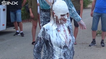 Bitchy Europeans Get Drenched In Milk Outside Screencap 60 on www.sinx.com