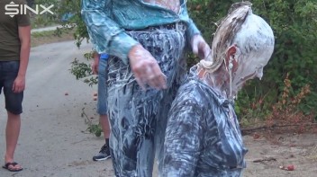 Bitchy Europeans Get Drenched In Milk Outside Screencap 65 on www.sinx.com
