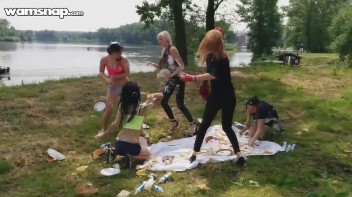 Five Chicks And One Fucked Up, Messy Picnic! Screencap 10 on www.sinx.com