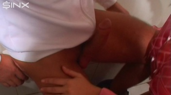 Euro Babe Loves Bathroom Blowjob And Pissing Screencap 9 on www.sinx.com