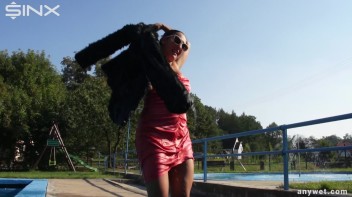 Waterpark Fun For Fully Clothed Brunette Babe Screencap 44 on www.sinx.com