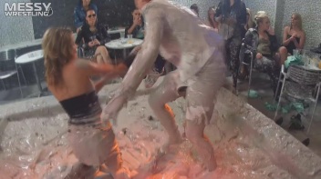 Muddy Wrestling: Raging Regina vs.The Cinnamon Buns Screencap 12 on www.sinx.com