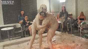 Muddy Wrestling: Raging Regina vs.The Cinnamon Buns Screencap 24 on www.sinx.com