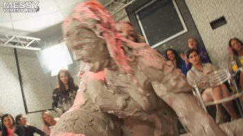 Muddy Wrestling: Raging Regina vs.The Cinnamon Buns Screencap 56 on www.sinx.com