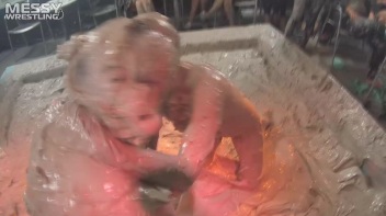 Muddy Wrestling: Raging Regina vs.The Cinnamon Buns Screencap 59 on www.sinx.com