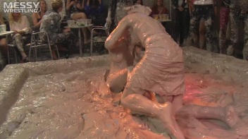 Muddy Wrestling: Raging Regina vs.The Cinnamon Buns Screencap 71 on www.sinx.com