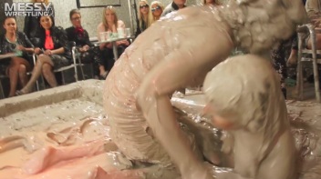 Muddy Wrestling: Raging Regina vs.The Cinnamon Buns Screencap 72 on www.sinx.com