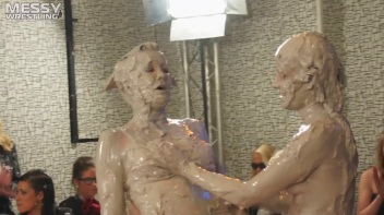 Muddy Wrestling: Raging Regina vs.The Cinnamon Buns Screencap 77 on www.sinx.com