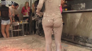 Muddy Wrestling: Raging Regina vs.The Cinnamon Buns Screencap 79 on www.sinx.com