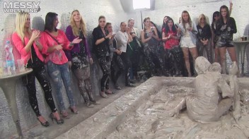 Muddy Wrestling: Miss Skinny Is Back In Messy Action! Hair Pullers Go Hard! Screencap 88 on www.sinx.com