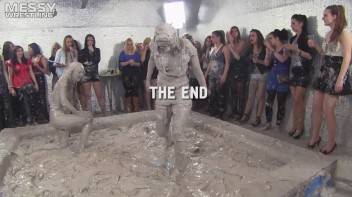 Muddy Wrestling: Miss Skinny Is Back In Messy Action! Hair Pullers Go Hard! Screencap 98 on www.sinx.com