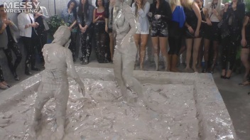 Muddy Wrestling: Miss Skinny Is Back In Messy Action! Hair Pullers Go Hard! Screencap 30 on www.sinx.com