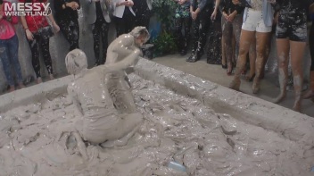 Muddy Wrestling: Miss Skinny Is Back In Messy Action! Hair Pullers Go Hard! Screencap 33 on www.sinx.com