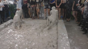 Muddy Wrestling: Miss Skinny Is Back In Messy Action! Hair Pullers Go Hard! Screencap 35 on www.sinx.com