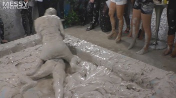 Muddy Wrestling: Miss Skinny Is Back In Messy Action! Hair Pullers Go Hard! Screencap 46 on www.sinx.com