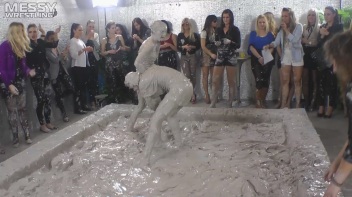 Muddy Wrestling: Miss Skinny Is Back In Messy Action! Hair Pullers Go Hard! Screencap 56 on www.sinx.com