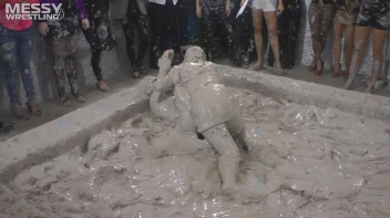 Muddy Wrestling: Miss Skinny Is Back In Messy Action! Hair Pullers Go Hard! Screencap 58 on www.sinx.com