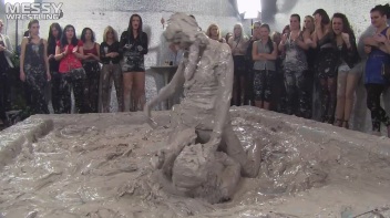 Muddy Wrestling: Miss Skinny Is Back In Messy Action! Hair Pullers Go Hard! Screencap 80 on www.sinx.com