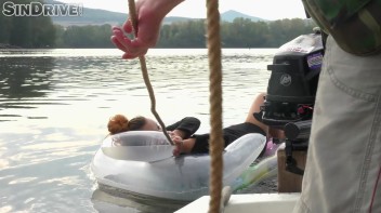 Deepthroating Pee Loving Hottie's Outdoor Adventure Screencap 12 on www.sinx.com