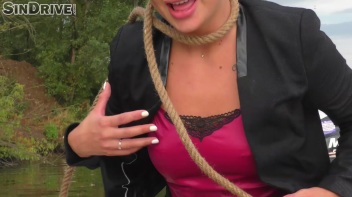 Deepthroating Pee Loving Hottie's Outdoor Adventure Screencap 49 on www.sinx.com