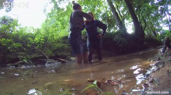 Clothed Babes Get Drenched And Catfight In Stream Screencap 57 on www.sinx.com