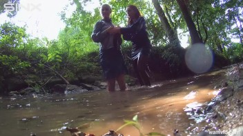 Clothed Babes Get Drenched And Catfight In Stream Screencap 61 on www.sinx.com