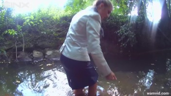 Clothed Babes Get Drenched And Catfight In Stream Screencap 14 on www.sinx.com