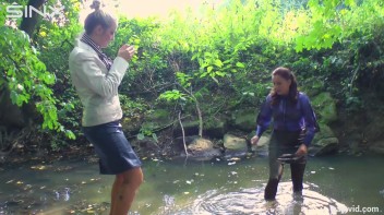 Clothed Babes Get Drenched And Catfight In Stream Screencap 20 on www.sinx.com