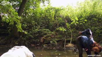 Clothed Babes Get Drenched And Catfight In Stream Screencap 21 on www.sinx.com