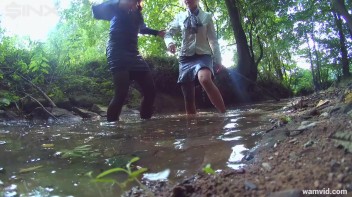 Clothed Babes Get Drenched And Catfight In Stream Screencap 24 on www.sinx.com