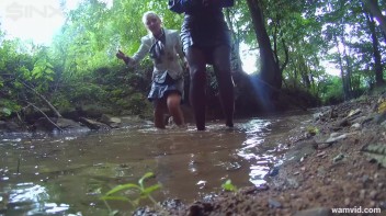 Clothed Babes Get Drenched And Catfight In Stream Screencap 27 on www.sinx.com