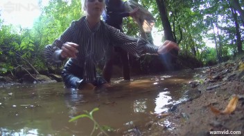 Clothed Babes Get Drenched And Catfight In Stream Screencap 40 on www.sinx.com