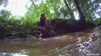 Clothed Babes Get Drenched And Catfight In Stream Screencap 43 on www.sinx.com