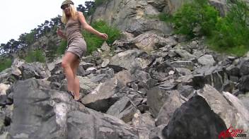 Leony Rock Climbing Your Rock Hard Dick Screencap 2 on www.sinx.com