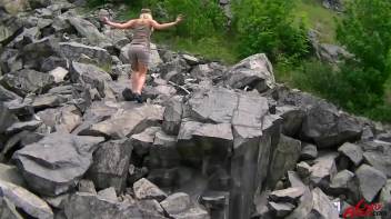 Leony Rock Climbing Your Rock Hard Dick Screencap 6 on www.sinx.com